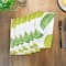 Lime Citrus Pattern 10" x 10" Cotton Twill Napkin